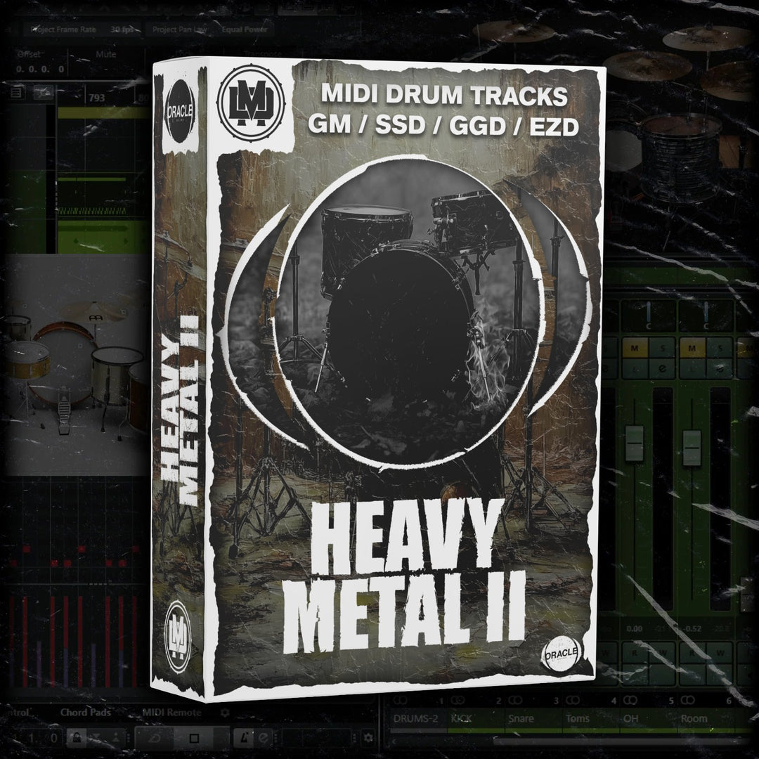 HEAVY METAL II 8 SONG DRUM MIDI PACK - DRUMMIDI.COM